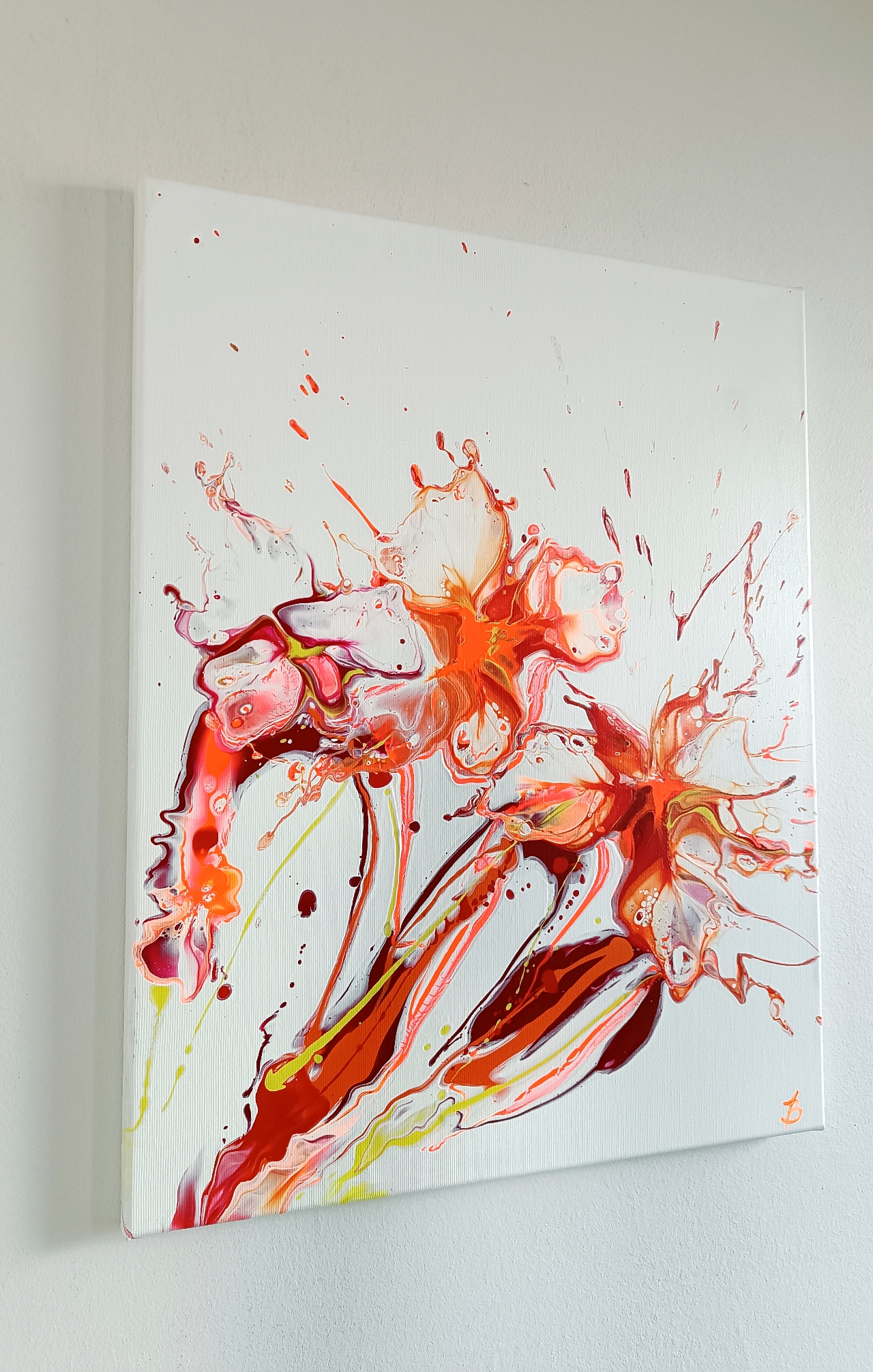 Pomaranczowe Kwiaty II bok